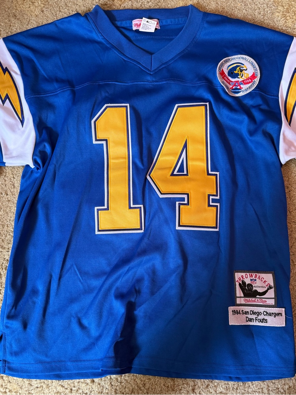 Chargers Jersey #14 FOUTS